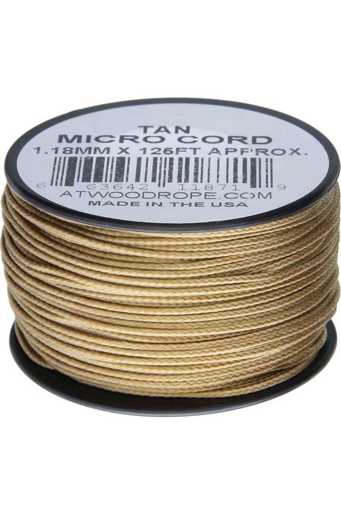 Atwood Micro Cord Paracord 125ft Tan