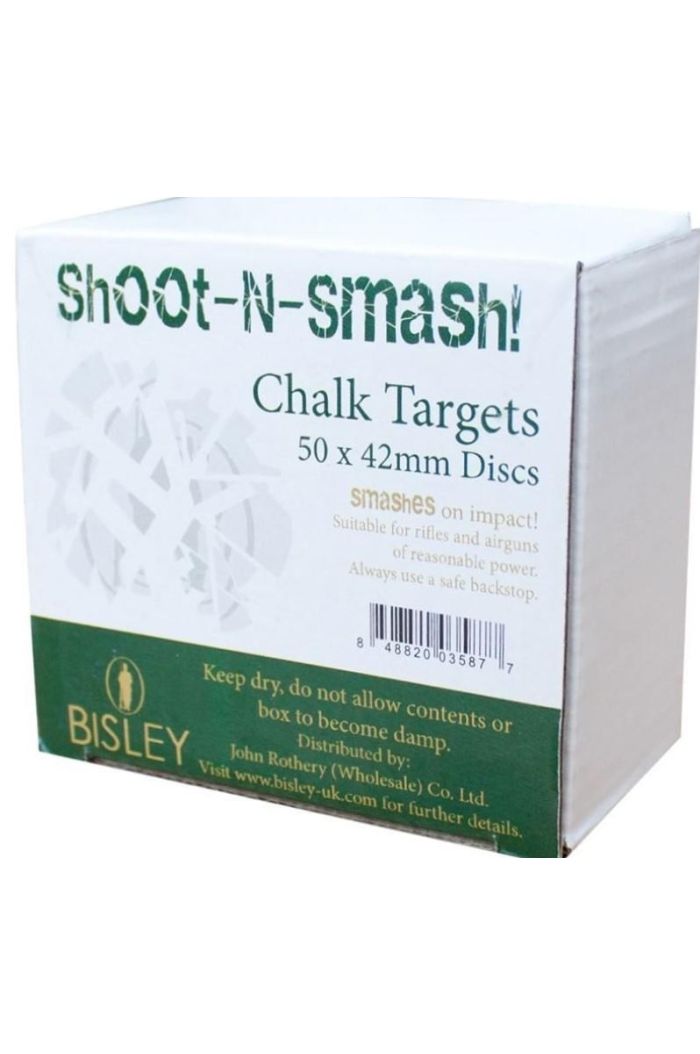 Bisley Chalk Shoot-N-Smash Targets x50